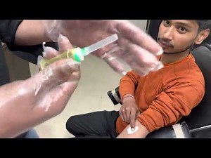 How to collect blood with a Vacutainer needle? How to take a sample from a Vacutainer holder?