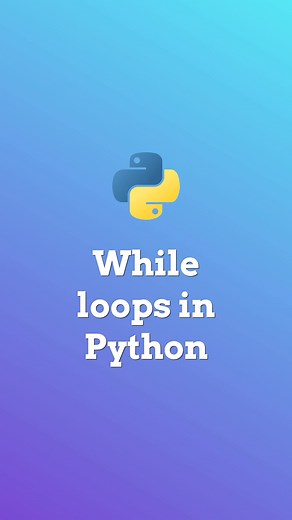 While loops in Python #pythonprogramming #learnpython #pythoncode