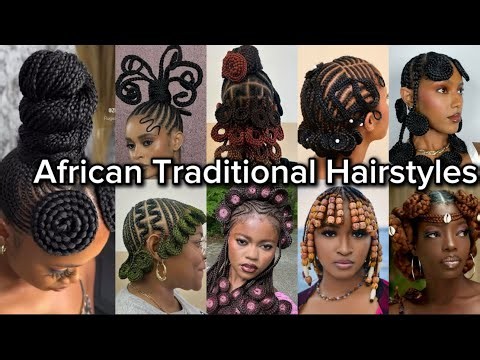 Elegant & Stylish African Traditional Cornrow Braids Hairstyles For Black Women | Fulani braids