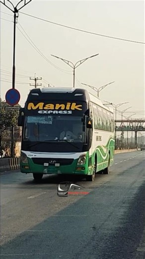 Manik Express || Hyundai Ac Bus || #hyundai ‪@MustafizurTraveler‬