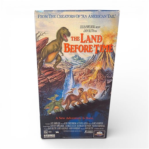 The Land Before Time VHS Movie Vintage MCA Universal Home Video Don Bluth Dinosaur Movie - Etsy