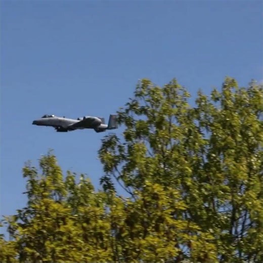 A-10 Thunderbolt II Firing Its Legendary Gun #Warthog #Combat
