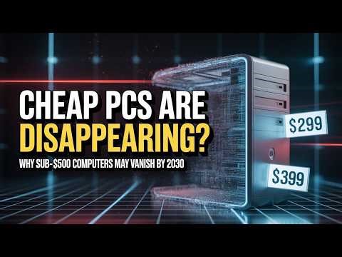 Cheap PCs Are Disappearing? Why Sub-$500 Computers May Vanish by 2030