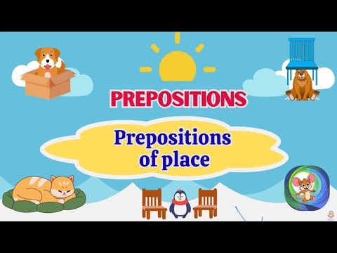 Learn Prepositions of Place for Kids | Fun Animal Rhyme & Actions | Preschool English Learning