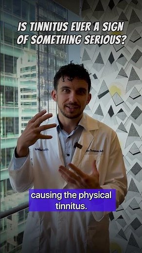 Is TINNITUS ever a SIGN OF SOMETHING SERIOUS? #tinnitus #tinnitustreatment #tinnitusrelief