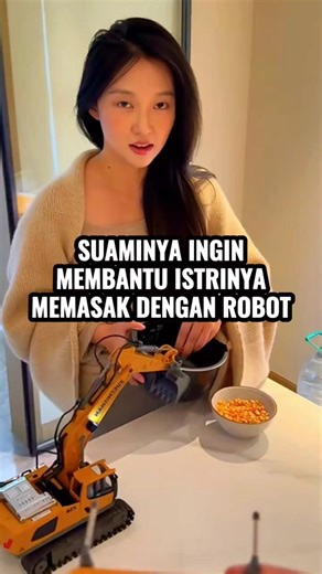 Niat hati bantu istri,suami pakai robot buat memasak #shorts #youtubeshorts #fyp