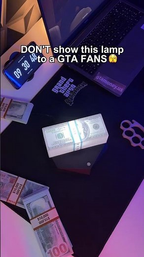 We created the first lamp for the GTA fans 🤫 #gta5 #game #lamp #gta #gtaonline GTA gaming decor