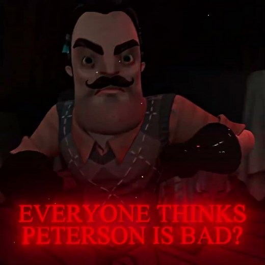 PETERSON IN KIND MAN 💔 -- unhappy #edit #shorts #helloneighbor