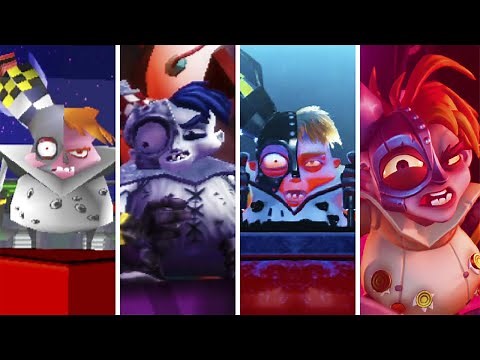 Evolution of Dr. N. Gin Battles from Crash Bandicoot (1997-2021)