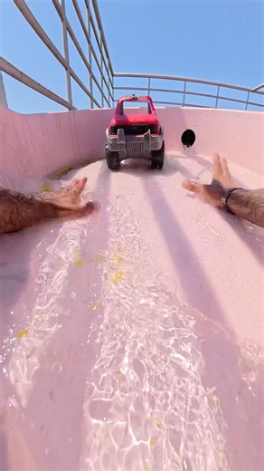 Bella Ciao playground Freestyle Waterslide Parkour pov #youtubeshorts