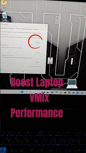 🚀 Boost Laptop 10 Seconds | vMix Speed Boost | Ye Setting Change Karo! #vmix #shorts #tech