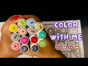Color With Me Relaxing ASMR | Soft Coloring Sounds & Calm Vibes ✨
