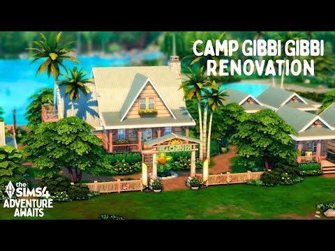 I built a summer camp for TEENS using The Sims 4 Adventure Awaits 🏕️