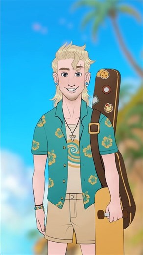 Stardew Valley X Coral Island: Sam 🛹🎸 #stardewvalley #coralisland #stardewvalleyfanart