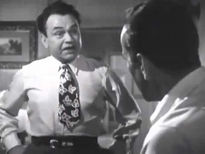 Humphrey Bogart & Edward G. Robinson - No Johnny Rocco Scene - Key Largo