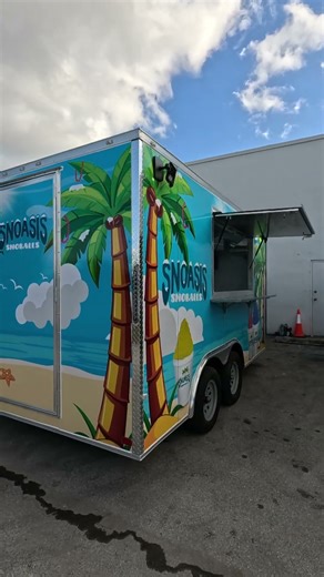 Shaved Ice Trailer Build | Snoasis Snoballs by Smart Food Truck #FoodTrailer #FoodTrailerBuild
