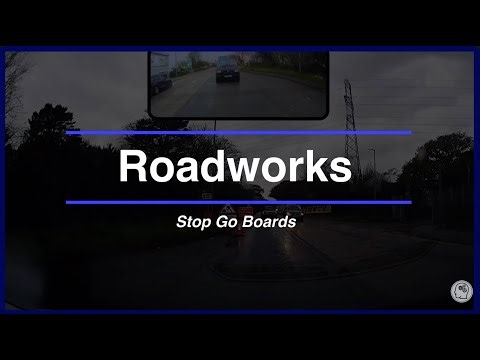 Roadworks Stop Go Boards