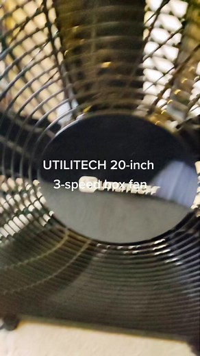 Utilitech 20-Inch 3-Speed Box Fan Review