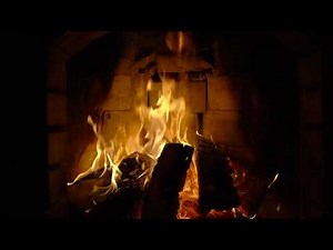 Yule Log with Instrumental Christmas Music | "Champagne Wishes and Midnight Kisses”