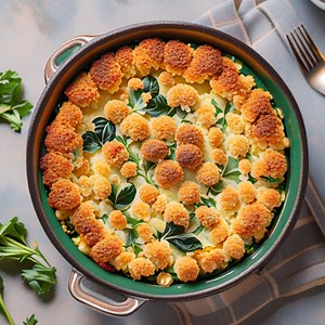 Creamed Spinach Gratin
