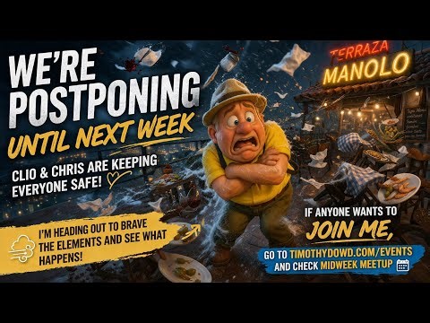 Wind Chaos Cancels Meetup… So I Ate Everything Instead 🍤