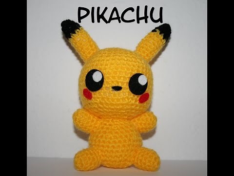 Patrón Pikachu amigurumi