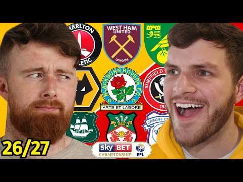 PREDICTING THE 26/27 CHAMPIONSHIP LINE UP