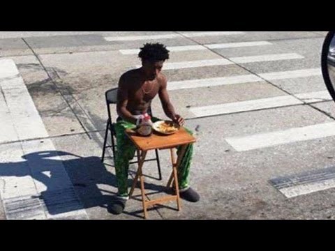 Prankster Gets Arrested For Eating Pancake Breakfast In The Middle of Road