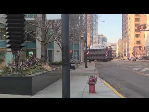Inbound Metra Train With SD70MACH Locomotive #517 Trailing At Canal St. On (02/16/2026)