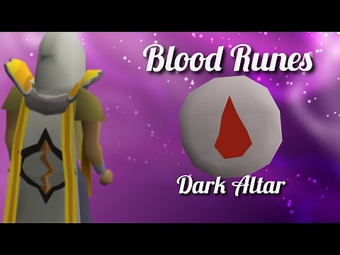 [OSRS Mobile] Runecrafting - Blood rune in Dark Altar /Afk methods/ Profitable skill