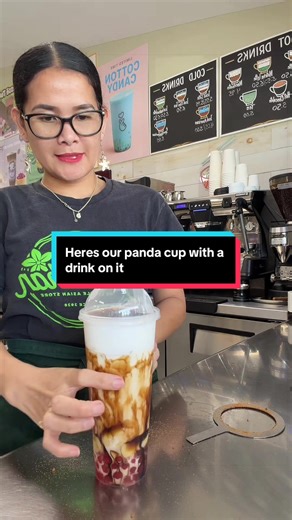 Cute Panda Cup Boba Drink