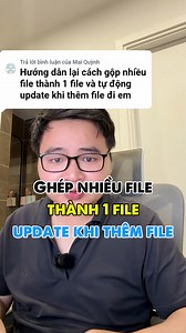 Ghép nhiều file thành 1 file và update khi thêm file #tinhocmos #tinhocvanphong #exceltips | Hảo Tin Học Văn Phòng