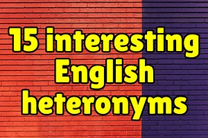 Common English Heteronyms
