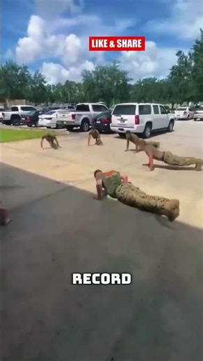 push up record now.#fyp #military #marines #marinecorps #usmc #bootcamp #usa #army