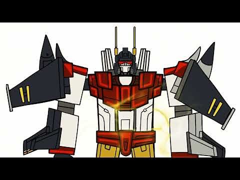 Animating Transformers G1 Aerialbots! Combine into Superion! | Transformers Animation