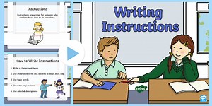 Writing Instructions PowerPoint
