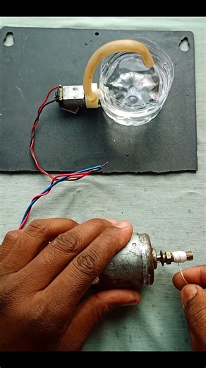 Rope energy 775 motor voltage generator working water pump