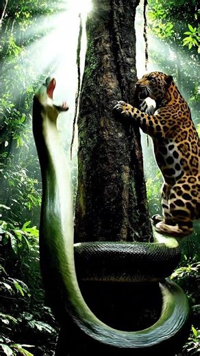 python constricting leopard
