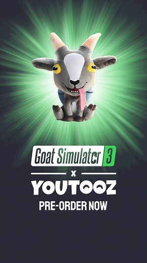 We got Goat Sim plushie before GTA 6. Pre-order now on Youtooz.com | Goat Simulator