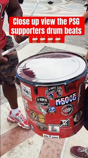 INSIDE PSG ULTRAS DRUMS 🔥🇫🇷 | CLOSE-UP OF EPIC BEAT, CHANTS & STADIUM ATMOSPHERE