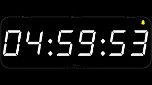 五小时倒计时屏幕，无背景音乐，图书馆，自习5 Hour-TIMER & ALARM-COUNTDOWN