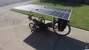 Pedal Far With A Solar Powered Tricycle