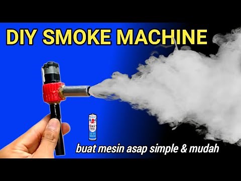DIY SMOKE MACHINE - how to make an easy and simple smoke machine || dude oMet