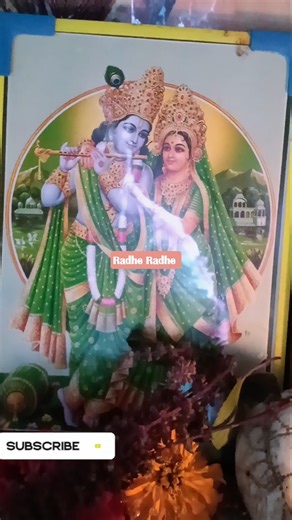 “A Soft Morning in Vrindavan Vibes 🌿” #devotion #faith #peace #prayer #sukoon #god #morningaarti