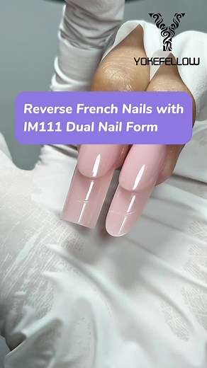 Reverse French Nails Tutorial: Using the IM111 Dual Form
