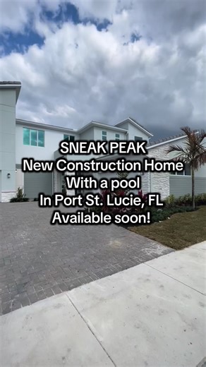 This is what you’ve all been waiting for. Luxury new construction in Tradition — move-in ready with a private pool already completed. No waiting 10–12 months. No construction delays. No design center overwhelm. Just elevated finishes, intentional selections, and a backyard built for true Florida living. This is not entry-level new construction. This is refined, turnkey luxury. Available soon. Private details upon request. Comment “TOUR” and I’ll send you the details PLUS my full list of new cons