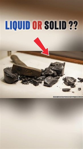 Is This Stone Actually a LIQUID?🤯(World's Longest Experiment) #chemicalengineering #science #shorts