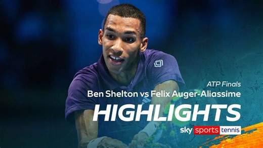 Ben Shelton vs Felix Auger-Aliassime | ATP Finals highlights