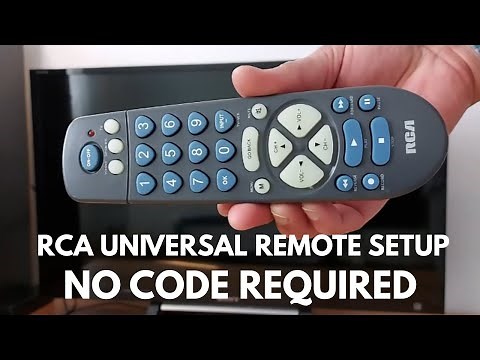 How to set up a universal TV remote without codes, easy remote