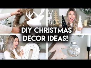 DIY DOLLAR STORE CHRISTMAS DECOR 2020 | COZY + BOHO DECOR IDEAS